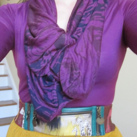 Anthropologie Tops - Deletta Je Ne Sais scarf tee